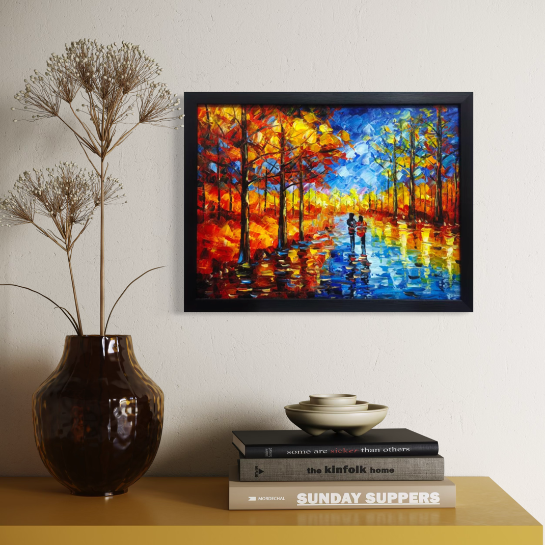 Painting Matters - Glowing Autumn: Romance Soul - Landscape