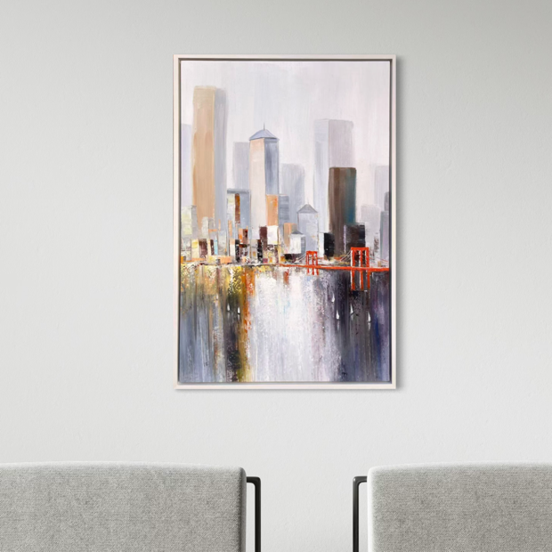 Painting Matters - Golden City Reflection
