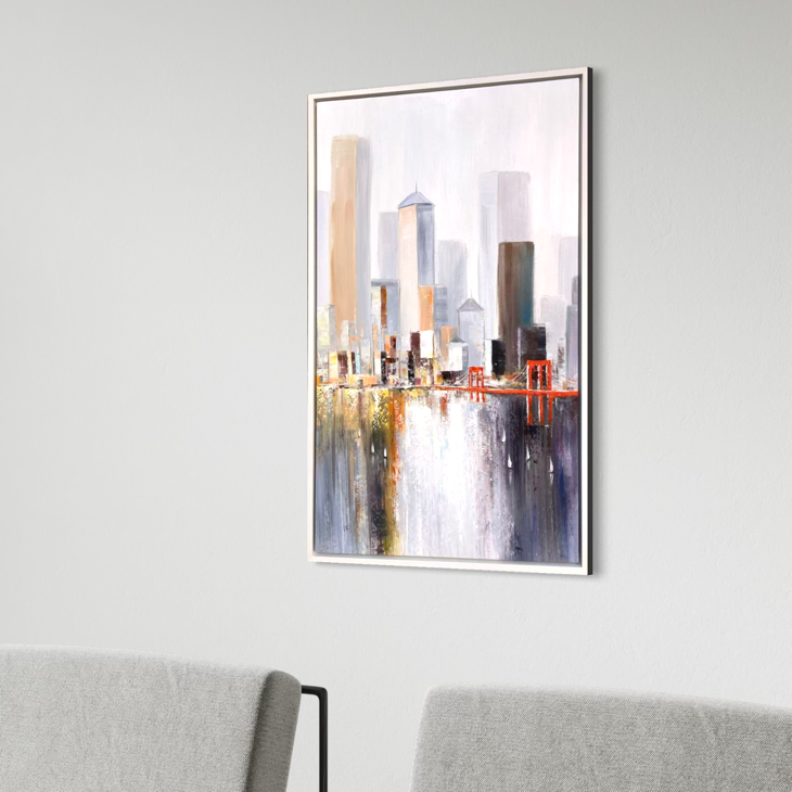 Painting Matters - Golden City Reflection