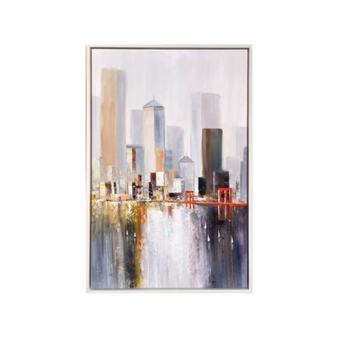 Painting Matters - Golden City Reflection