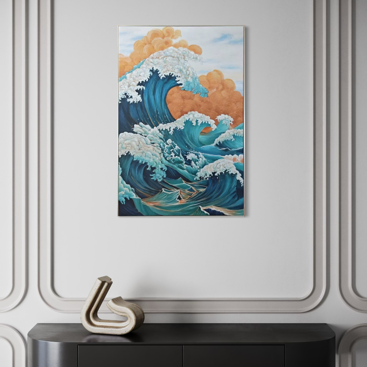 Golden Cloud Wave