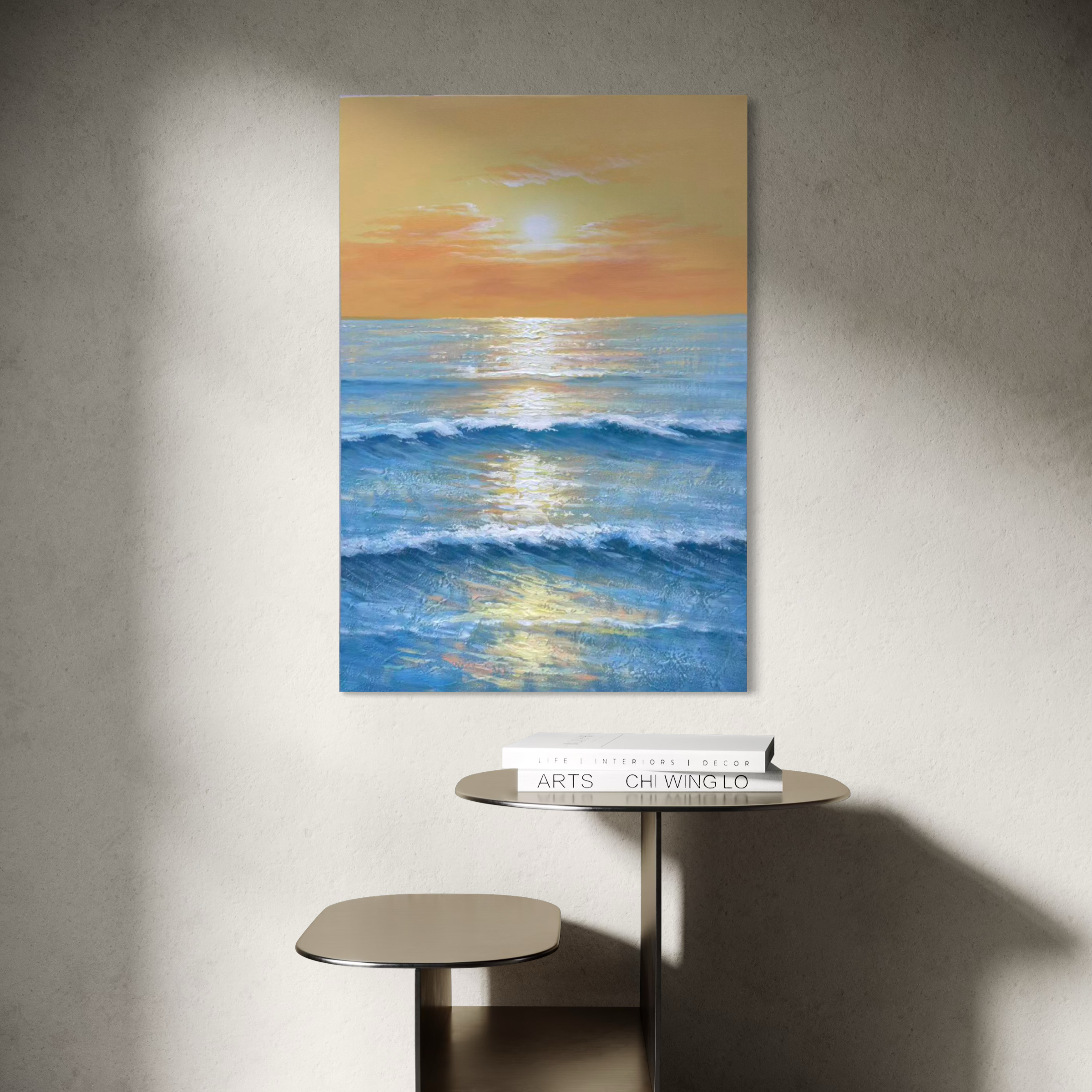 Golden Horizon Seascape