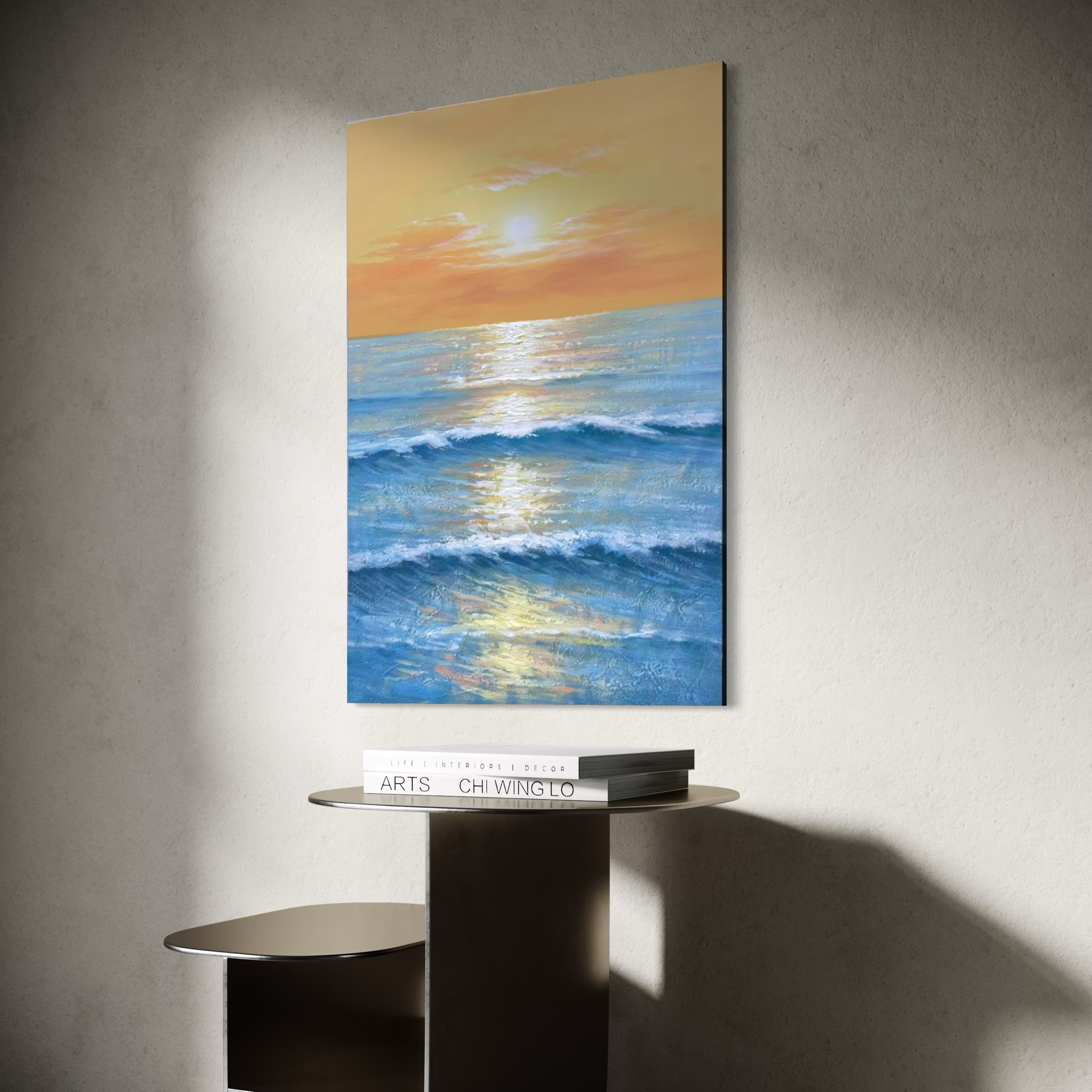 Golden Horizon Seascape