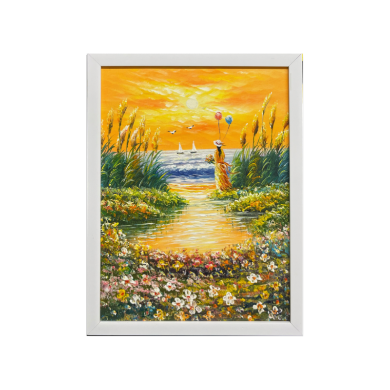 Golden Hour Meadow Wanderer