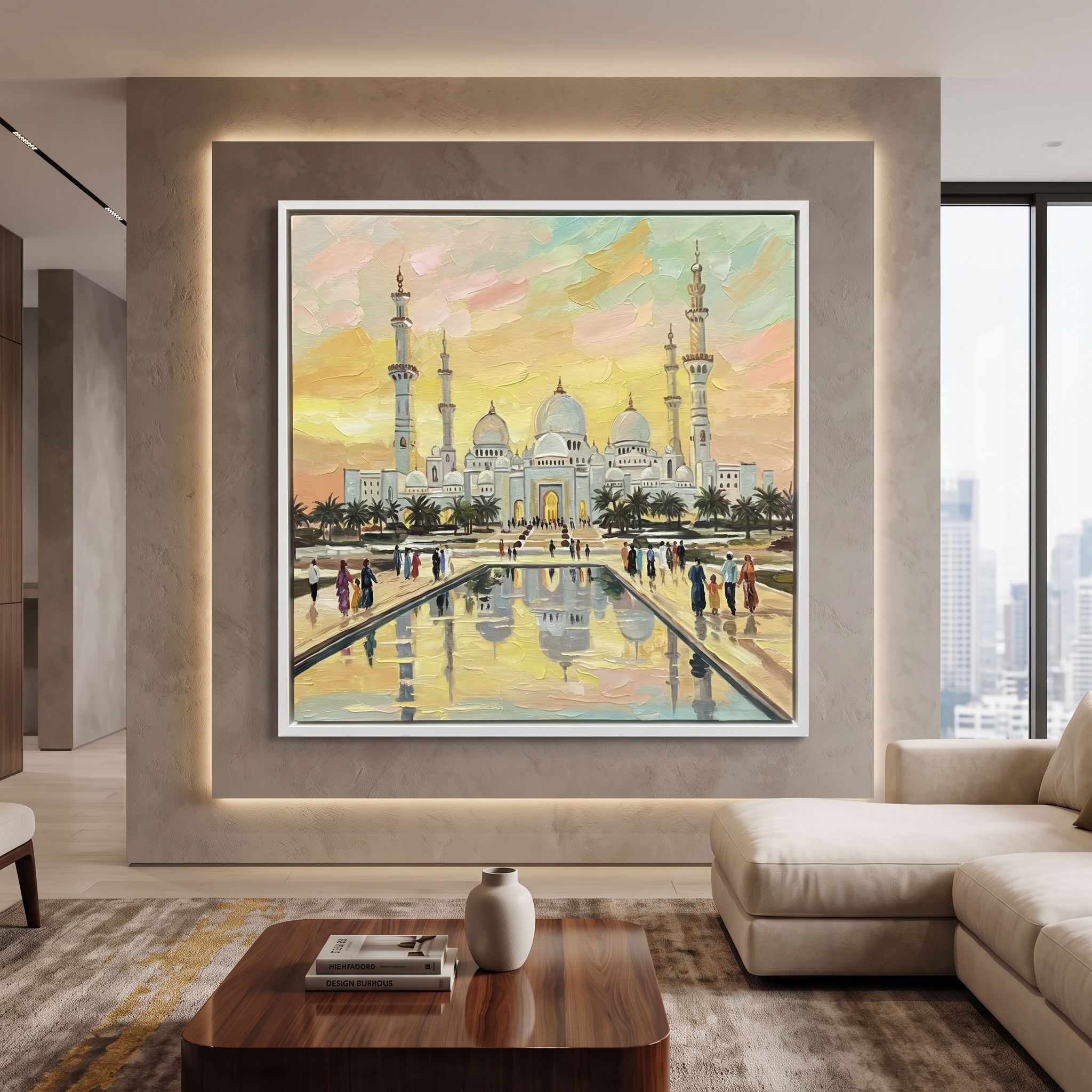 Golden Hour at the Grand Mosque