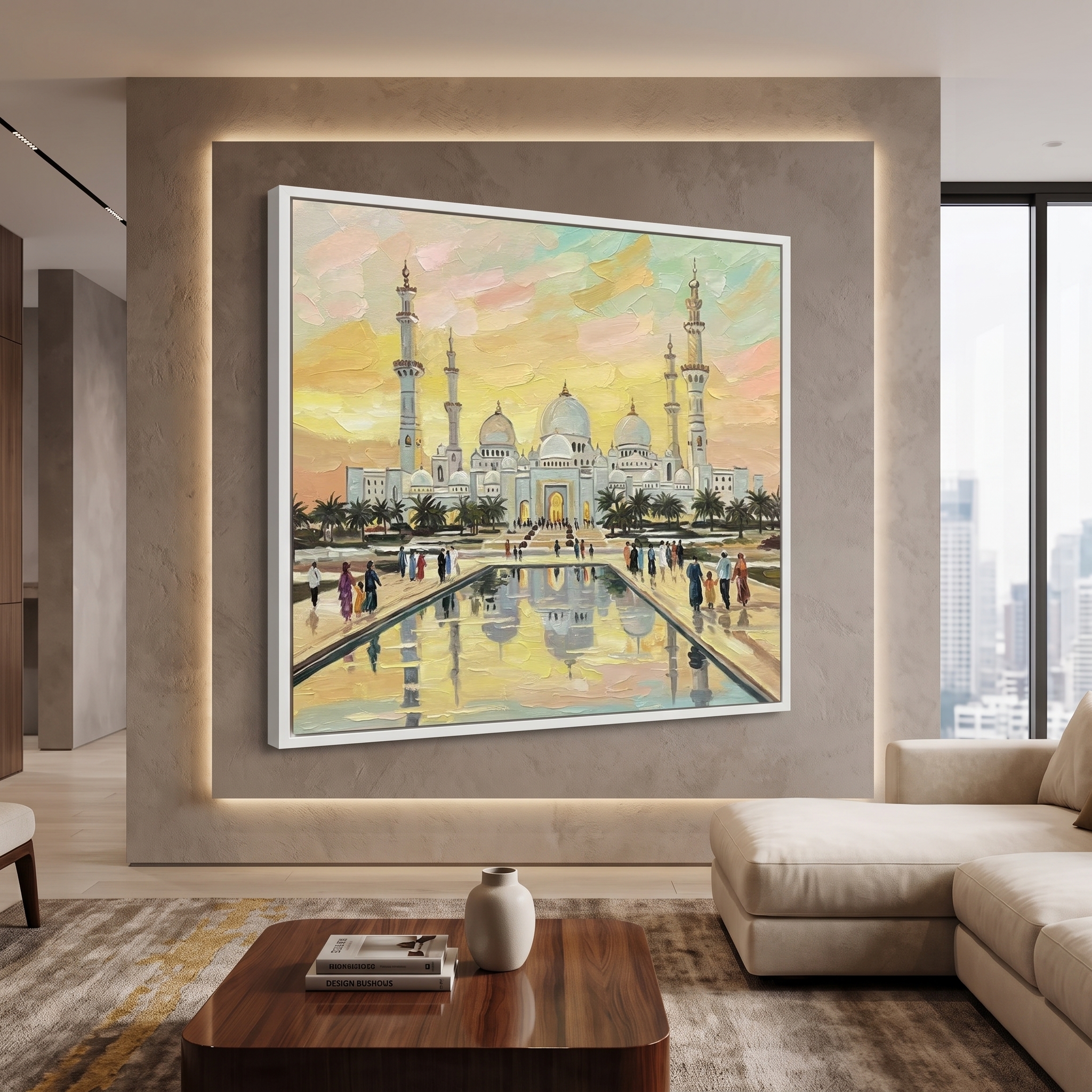 Golden Hour at the Grand Mosque