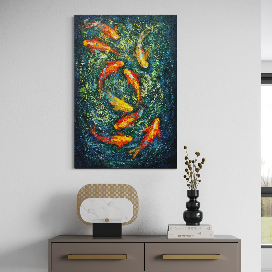 Golden Koi Vortex