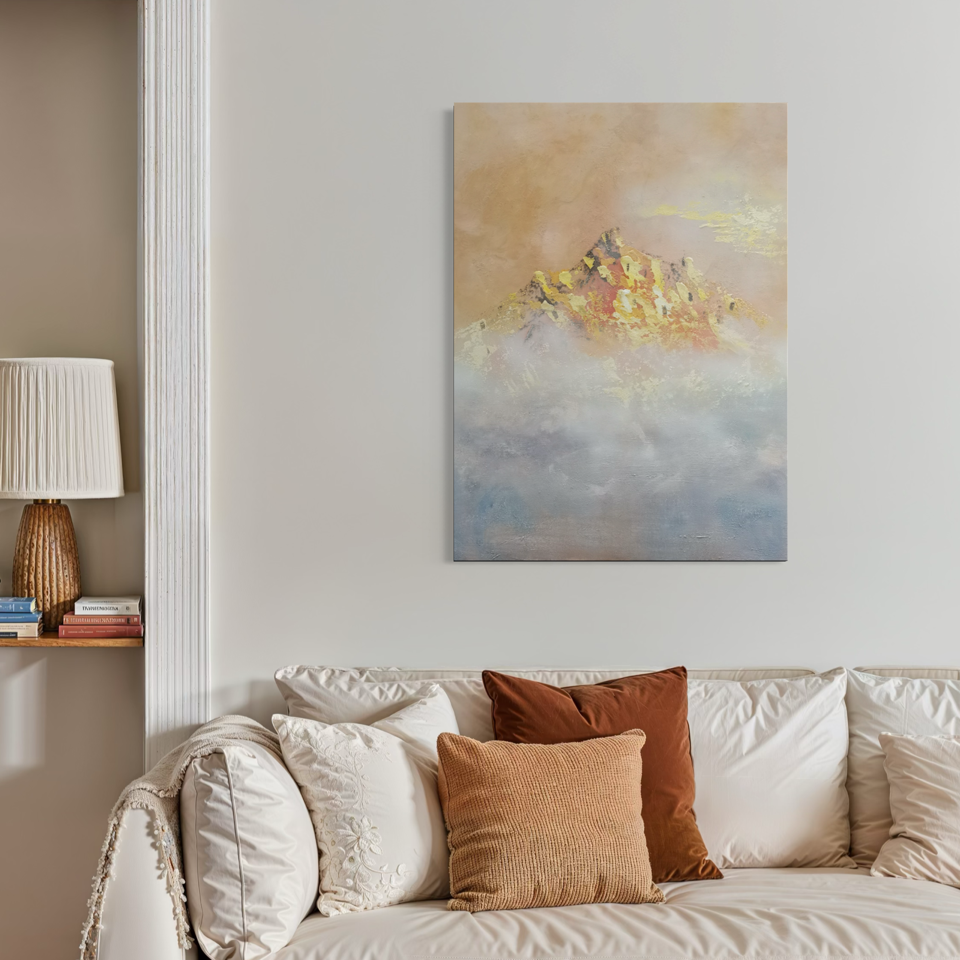 Golden Mist Mountain - Blue Current