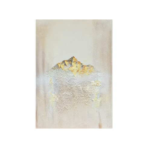 Golden Mist Mountain - Cream White
