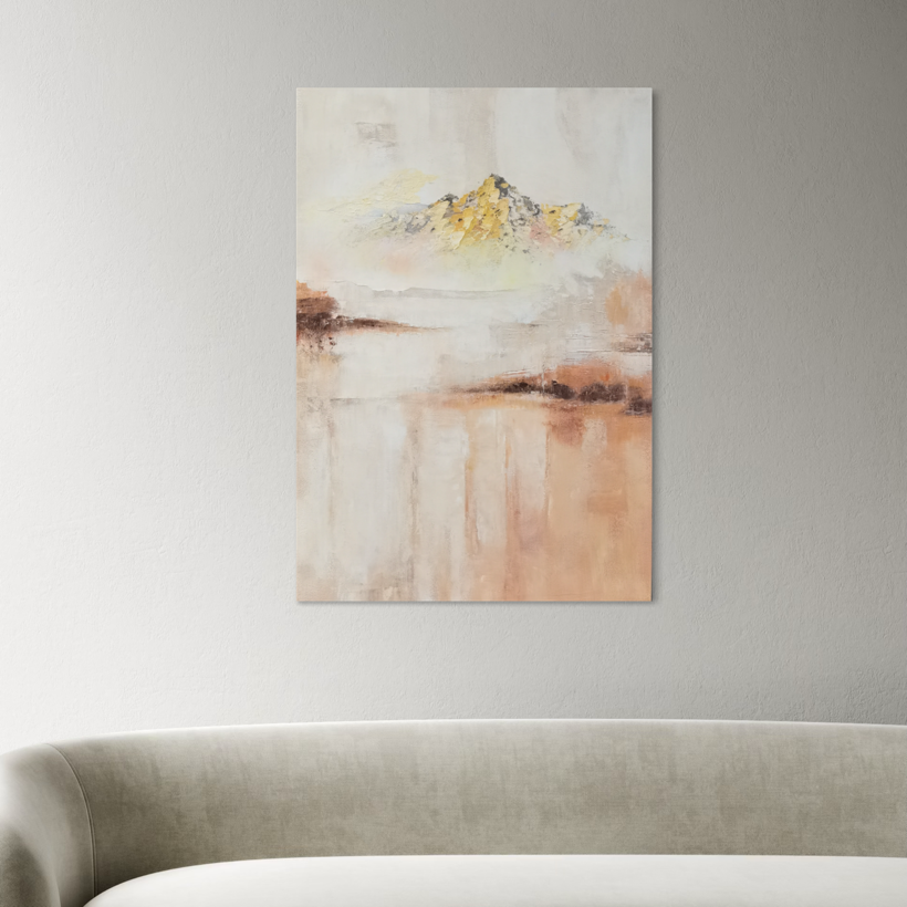 Golden Mist Mountain - Infinite Reflective