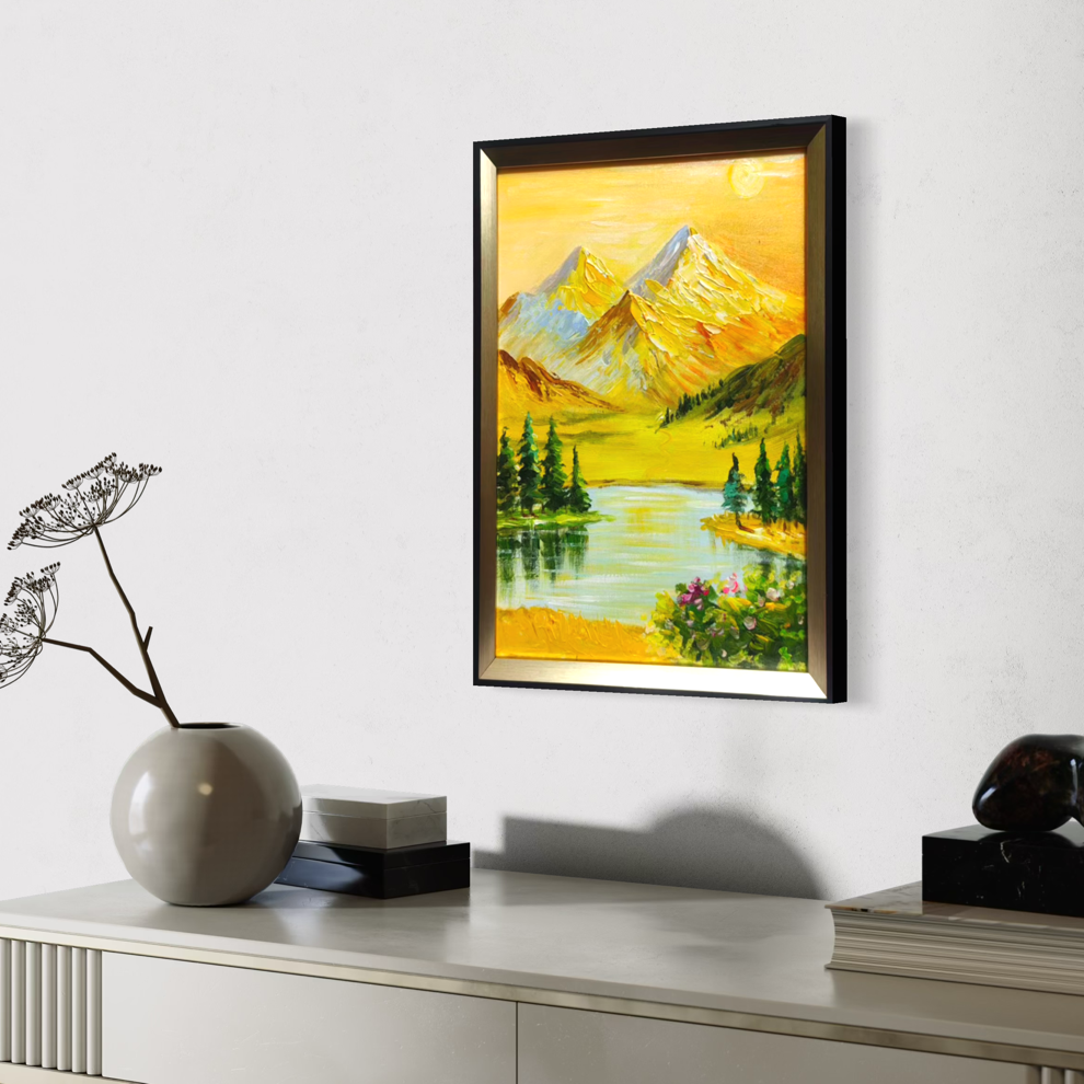 Golden Peak Mirror