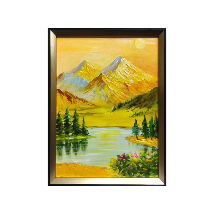 Golden Peak Mirror