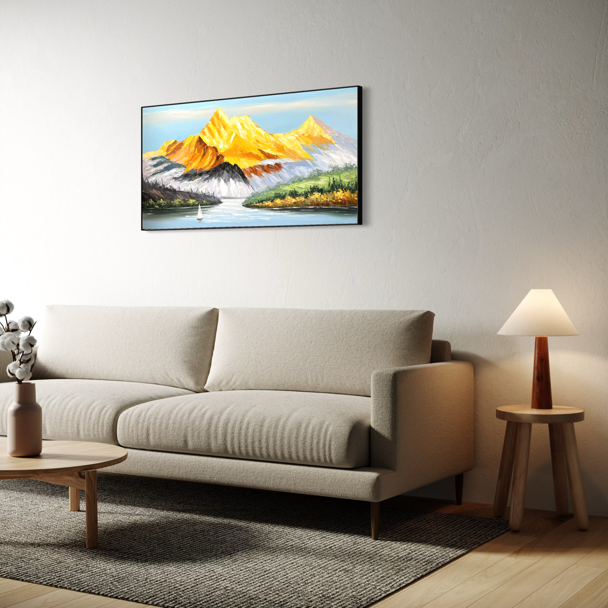 Golden Peak Sailboat