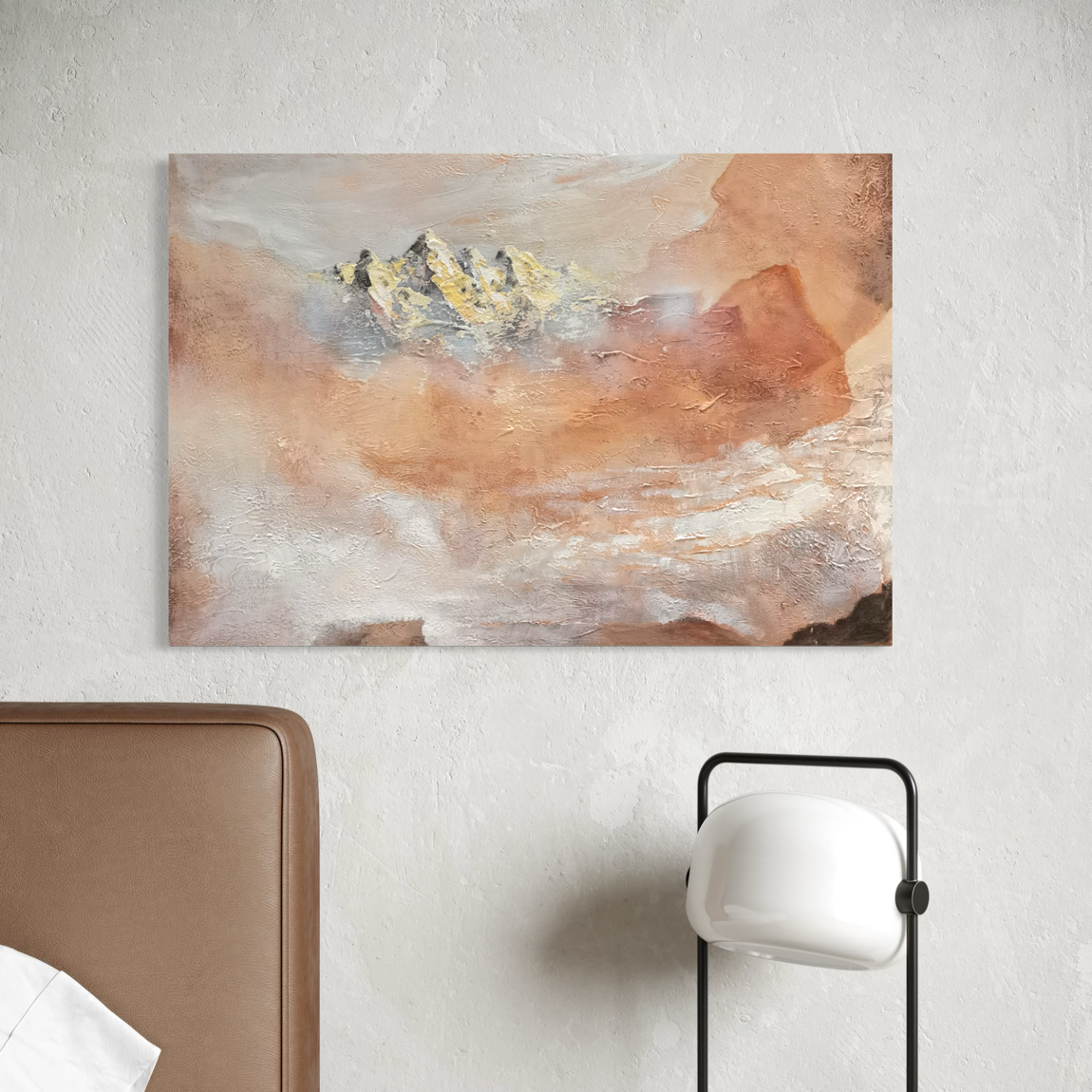 Golden Peak Terracotta Clouds