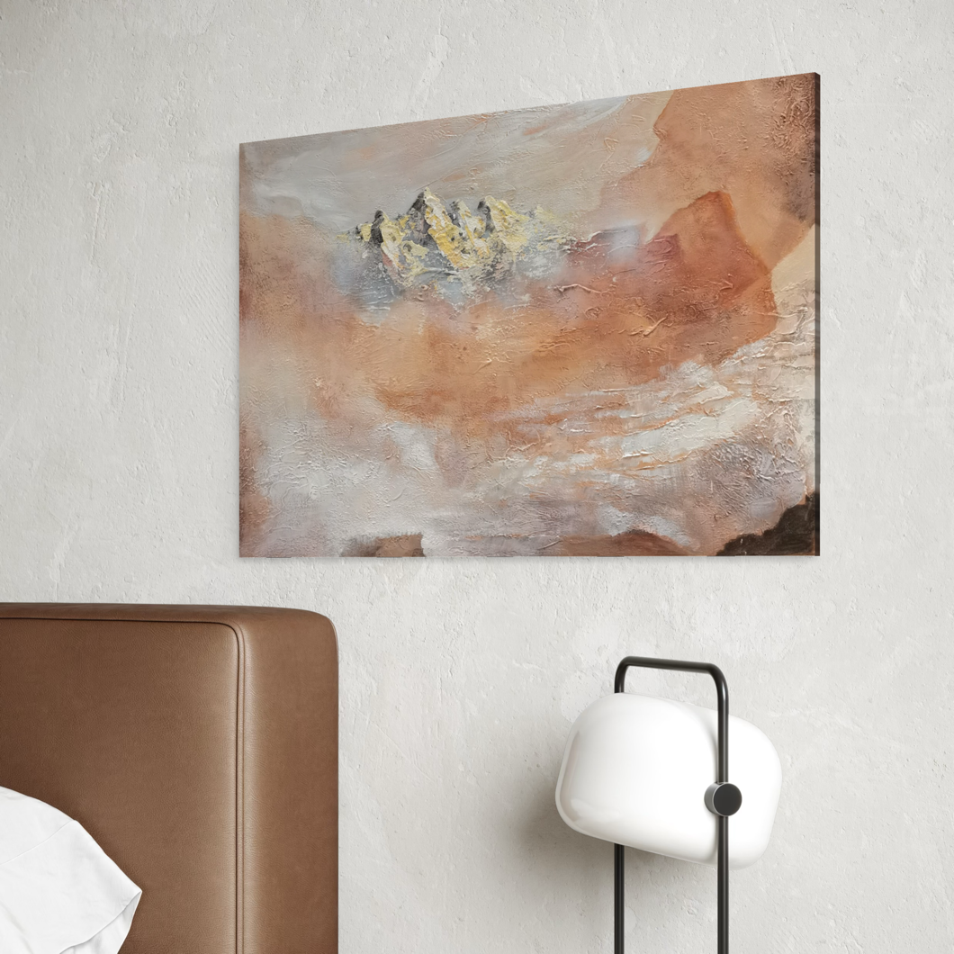 Golden Peak Terracotta Clouds
