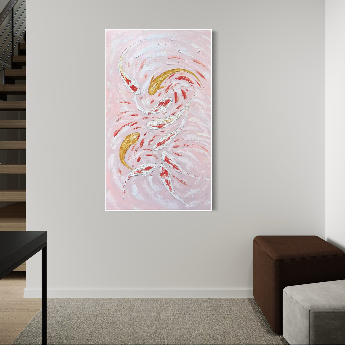 Golden Pink Koi
