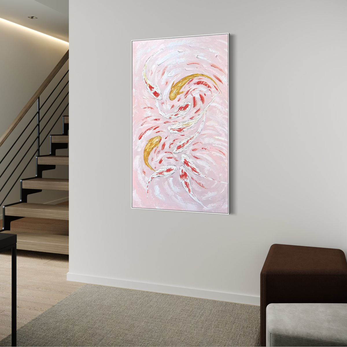 Golden Pink Koi