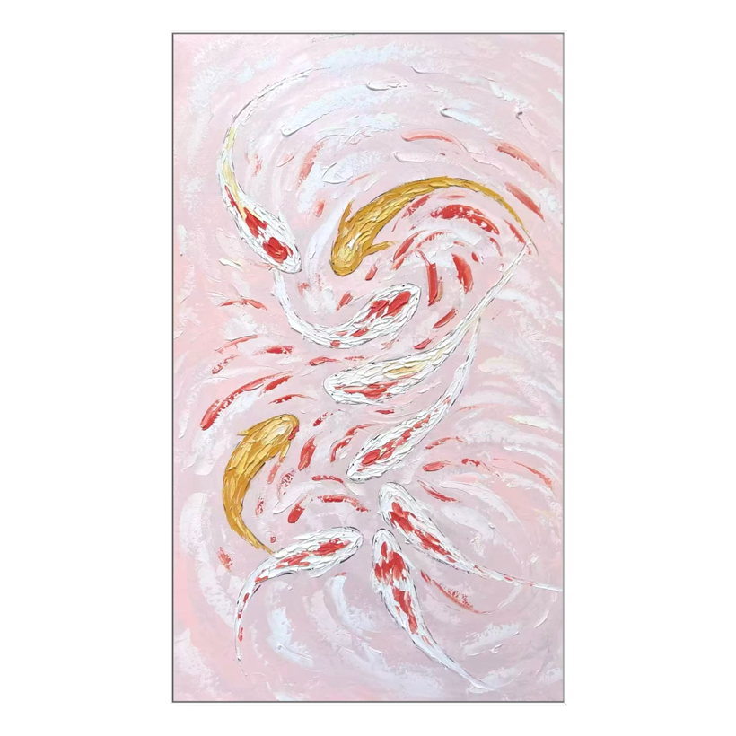 Golden Pink Koi