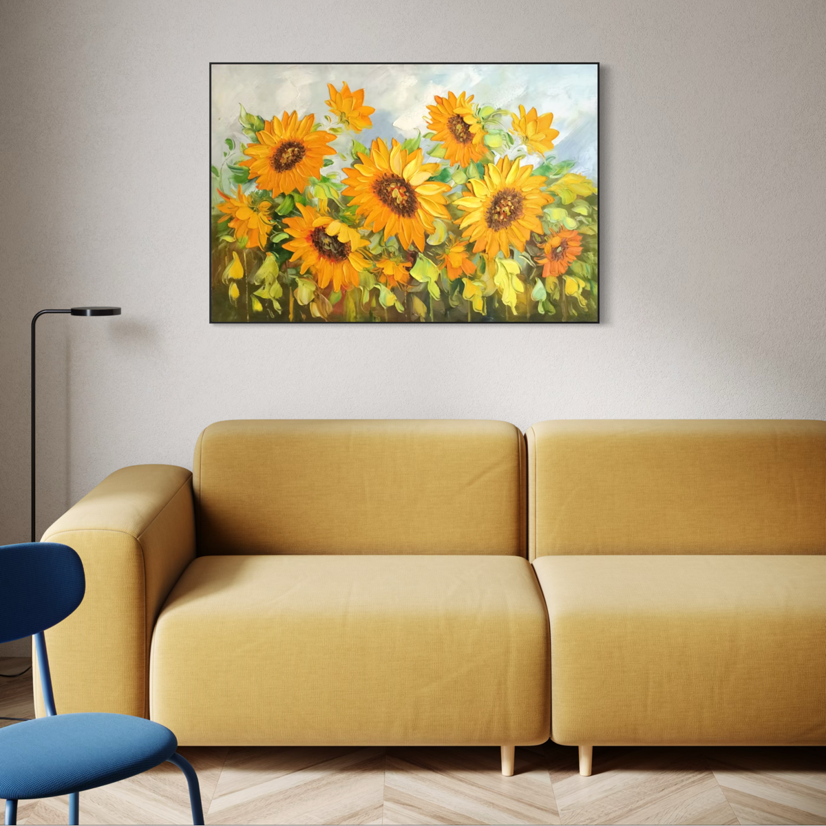 Golden Sunflowers Field - 1
