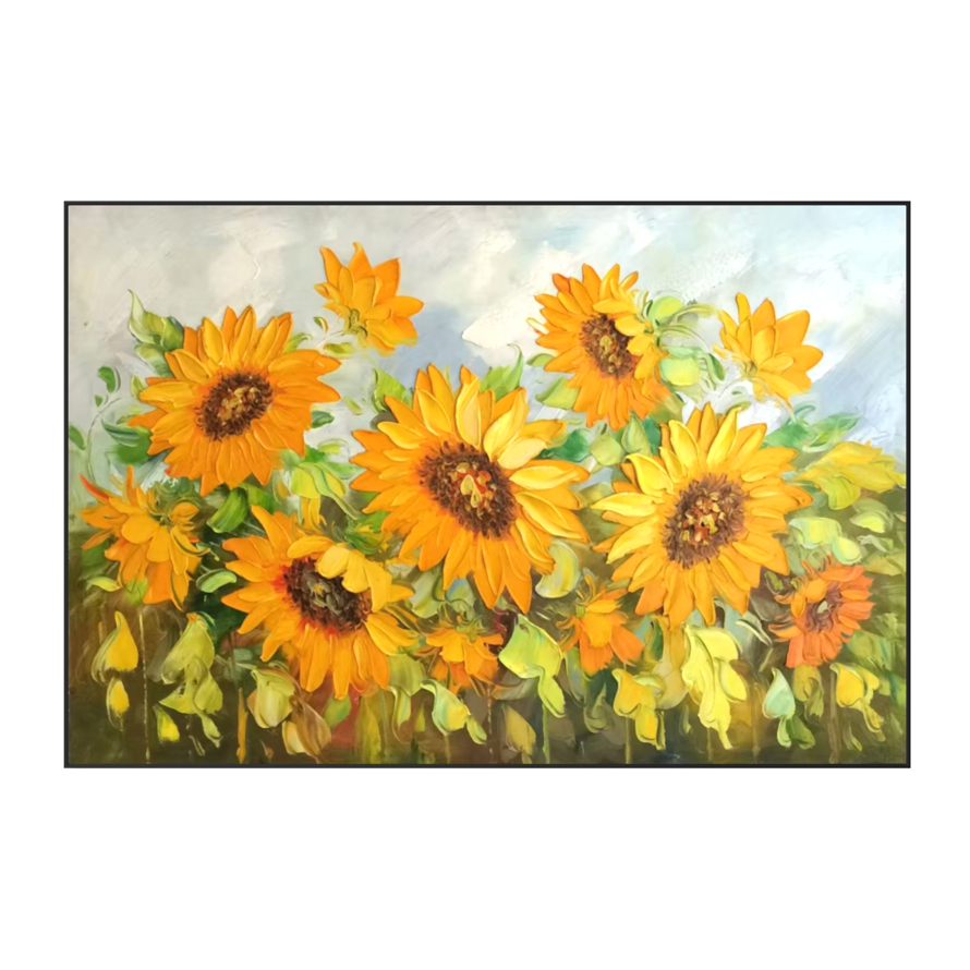 Golden Sunflowers Field - 1