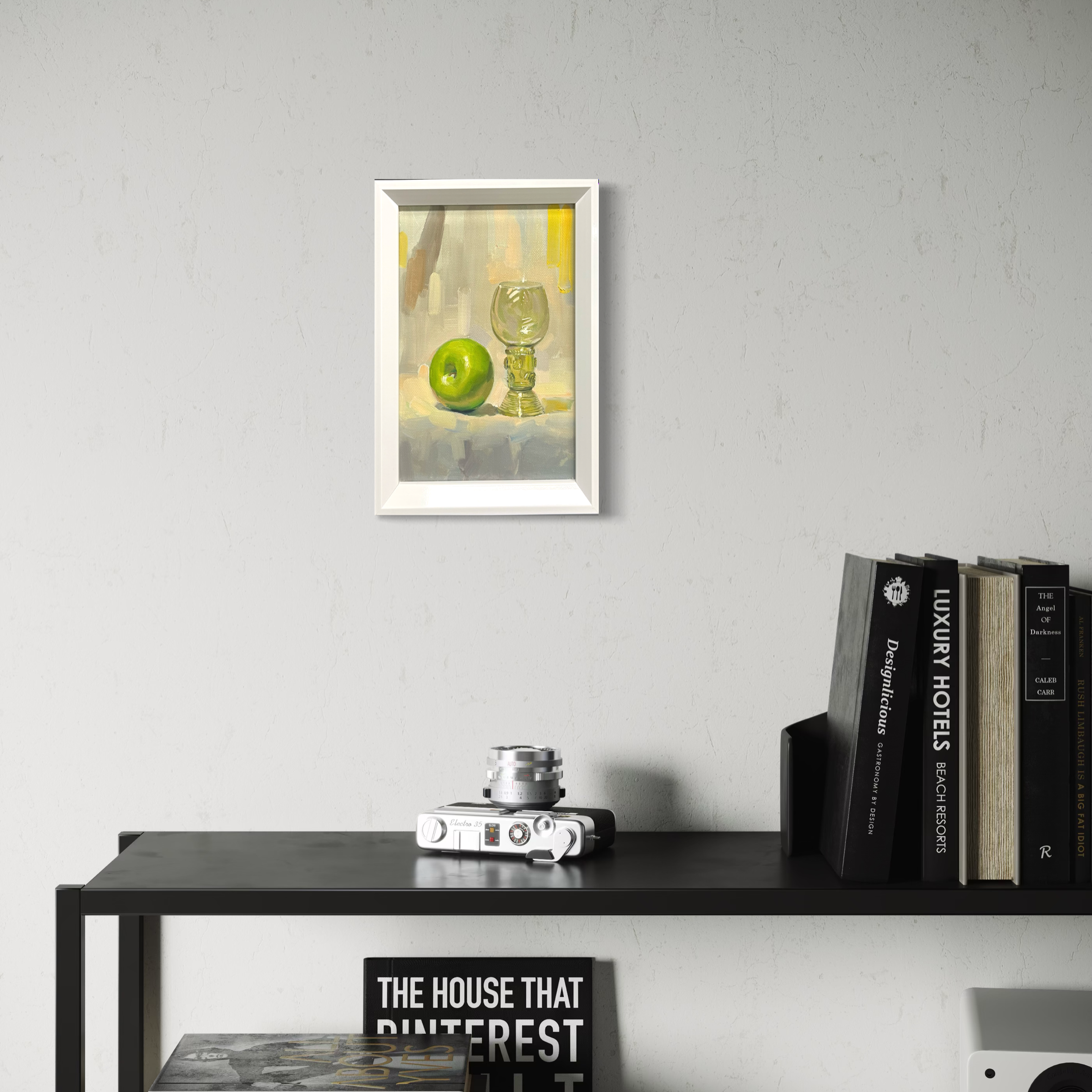 Green Apple & Roemer Glass