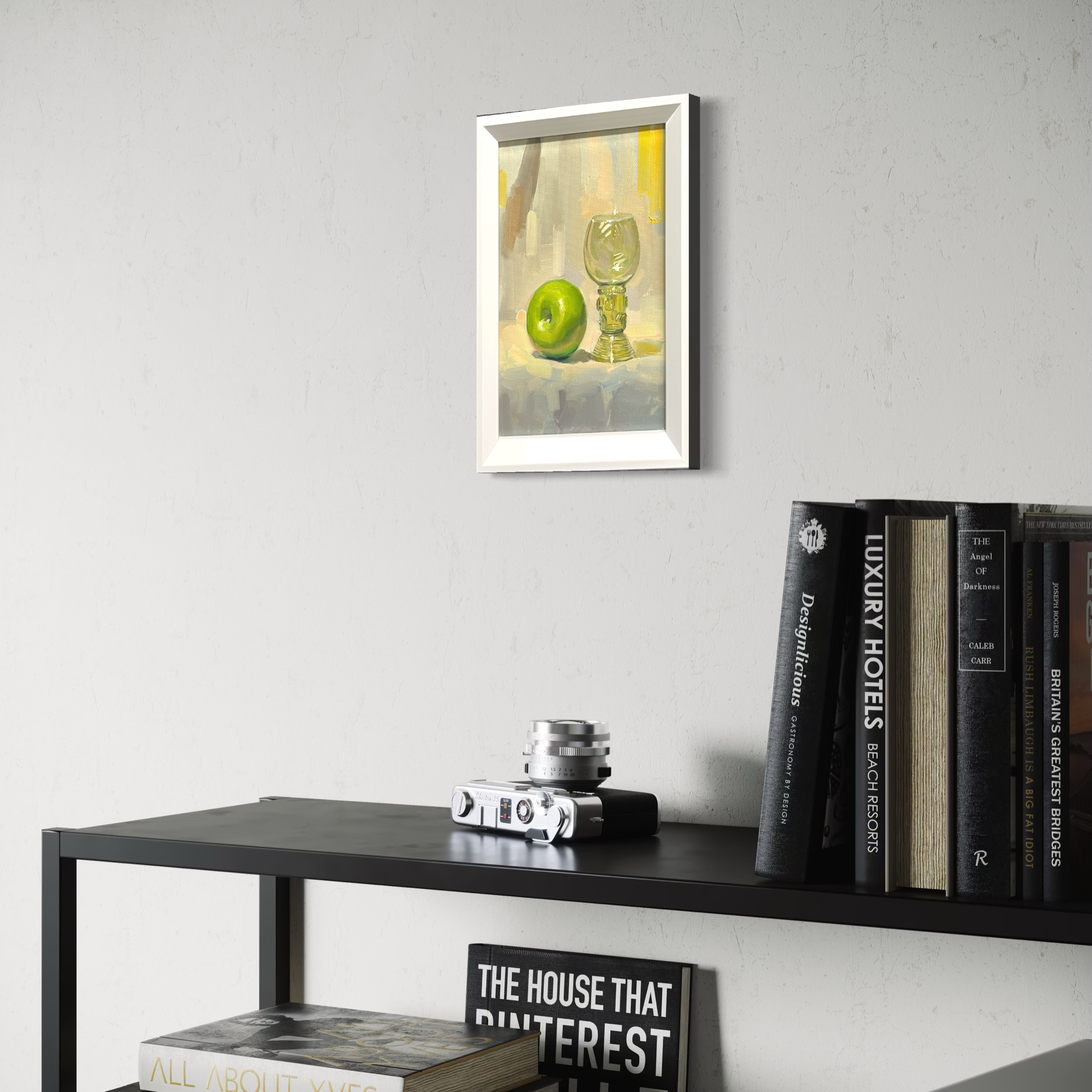 Green Apple & Roemer Glass