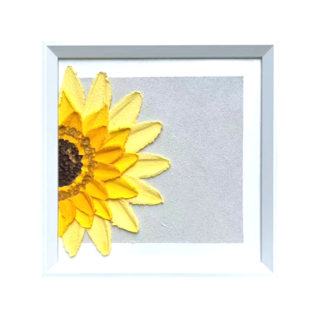 Half Bloom Sunflower - Square
