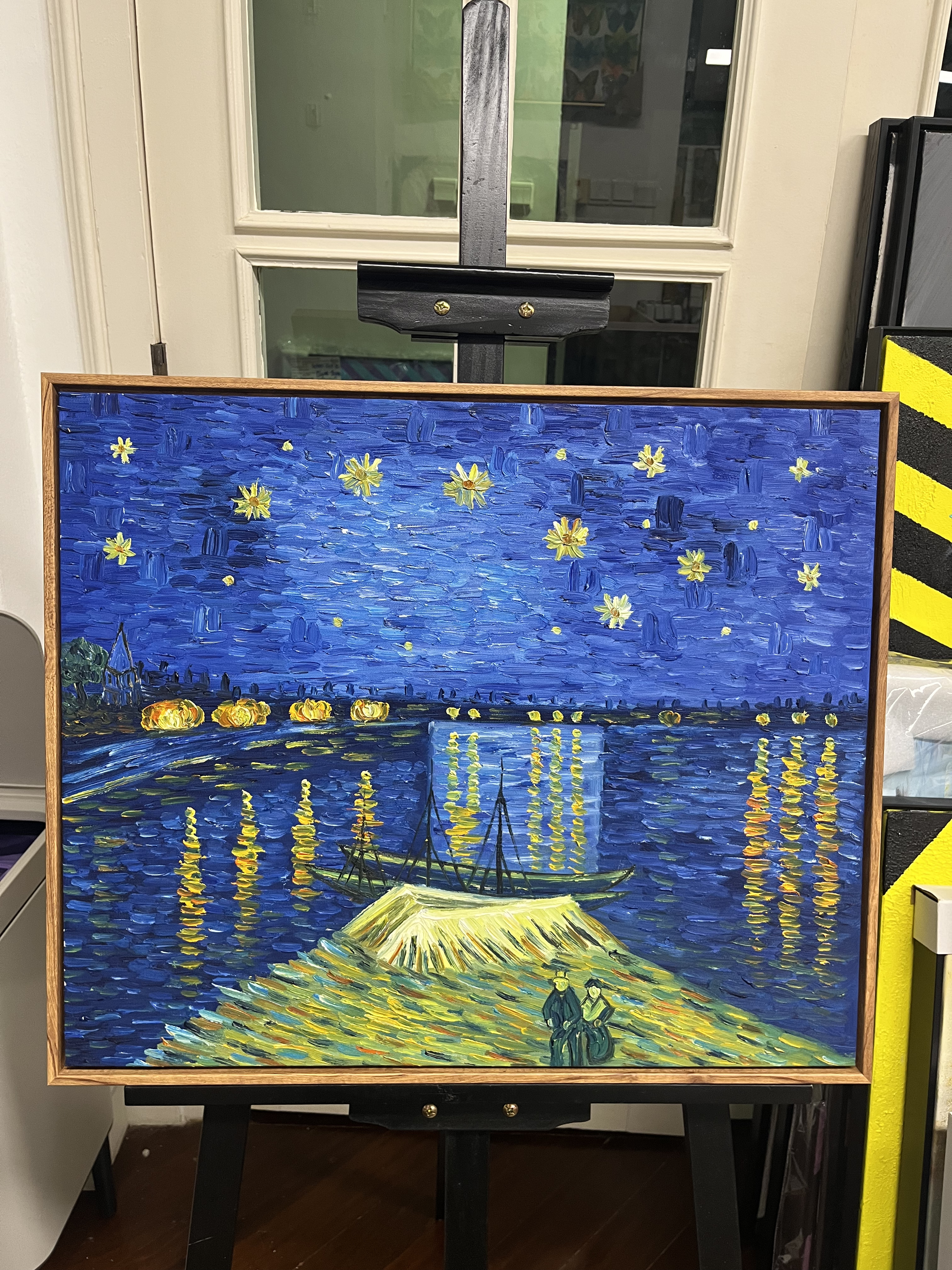 [Reproduction] Vincent Van Gogh – Starry Night Over the Rhône - 60x50cm