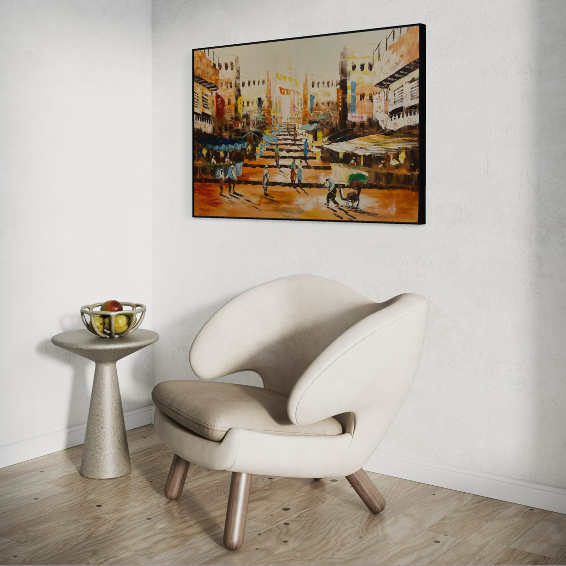 Painting Matters - Italian Piazza at Sunset