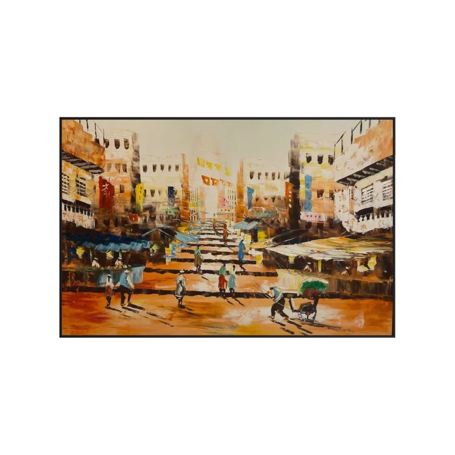 Painting Matters - Italian Piazza at Sunset