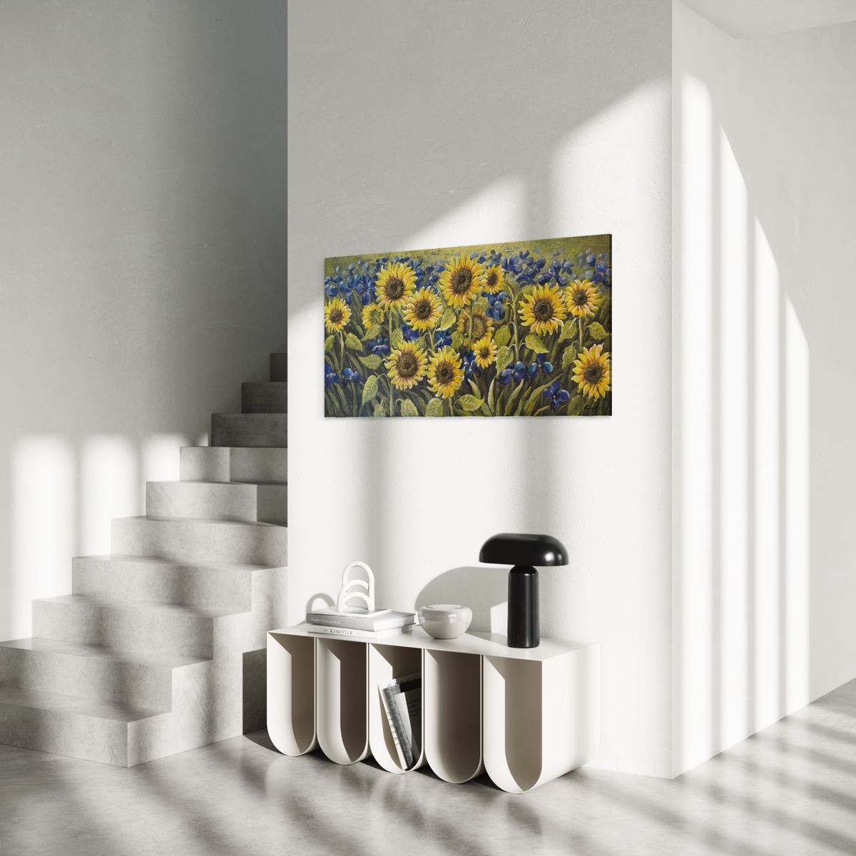 Joyful Sunflower Field