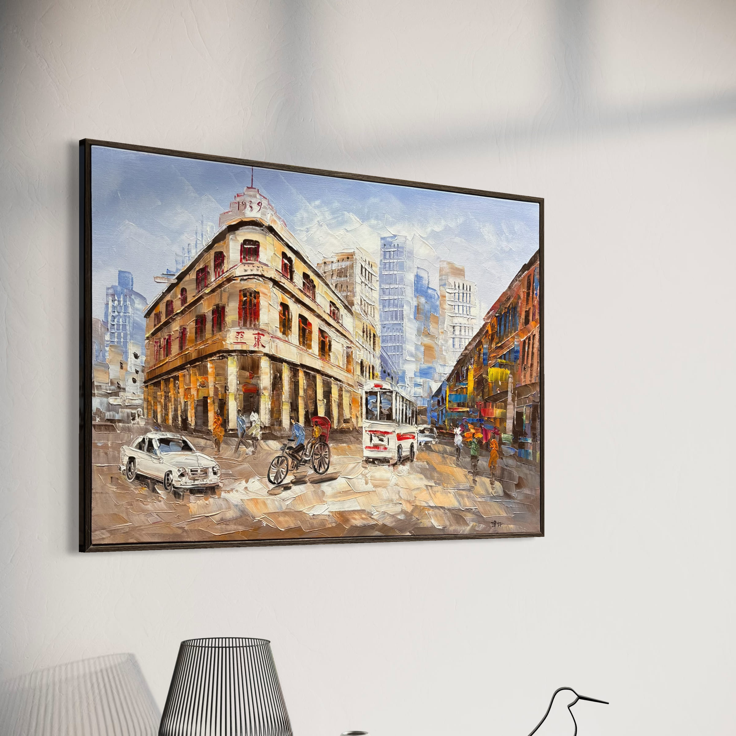 Streets of Singapore: Keong Saik Road - 70x50cm