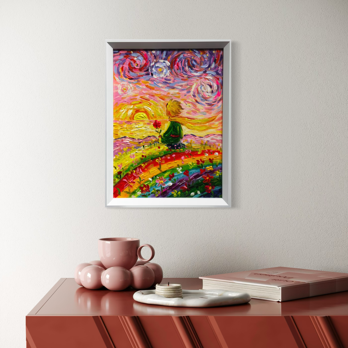 Painting Matters - Little Prince: Rainbow Flower Field
