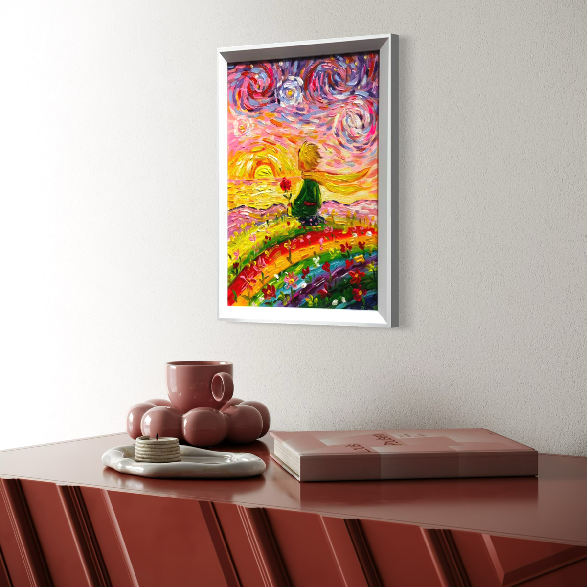 Painting Matters - Little Prince: Rainbow Flower Field