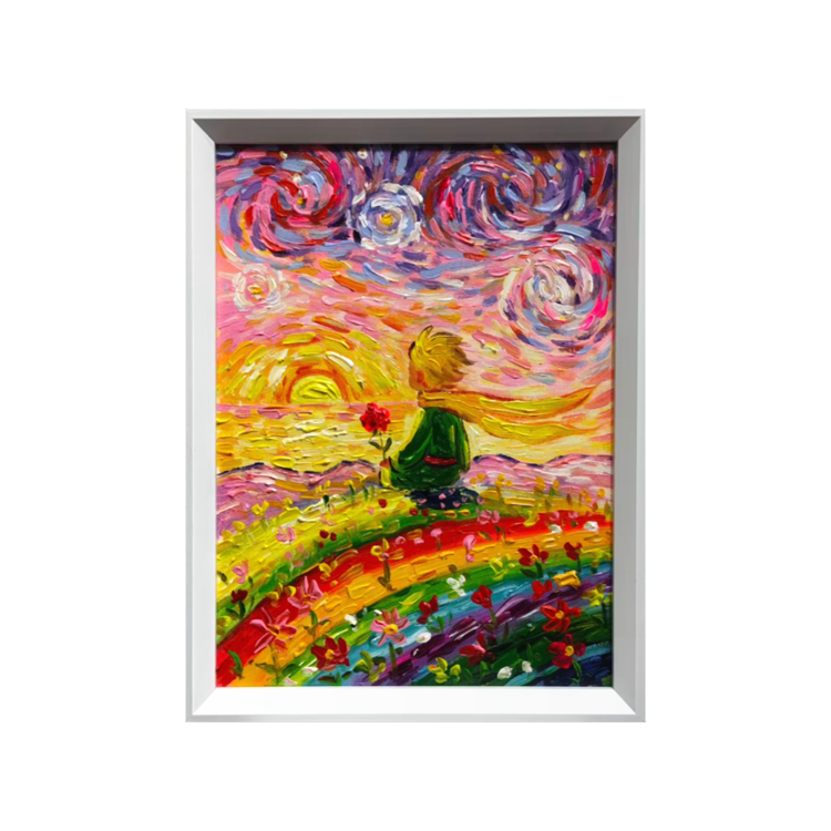 Painting Matters - Little Prince: Rainbow Flower Field