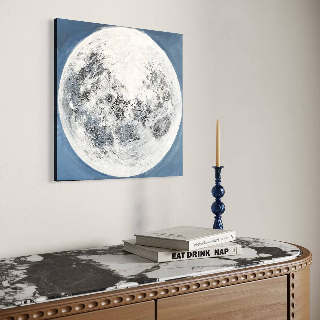 Lunar Crater Calm