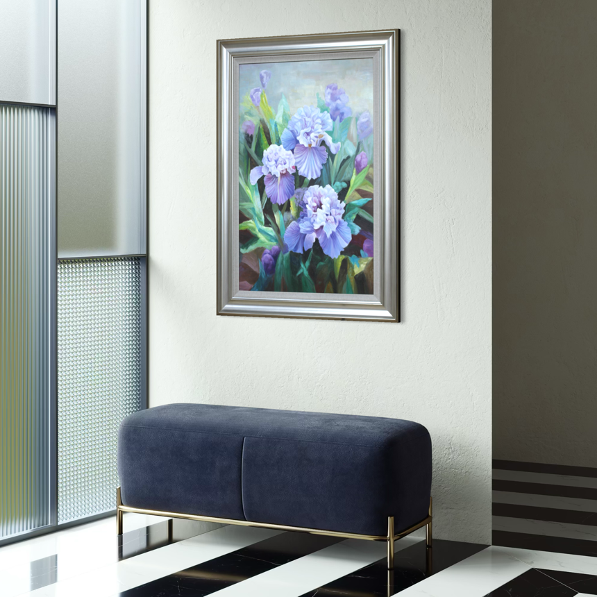 Lush Iris Garden