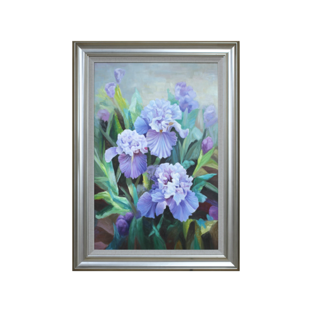 Lush Iris Garden