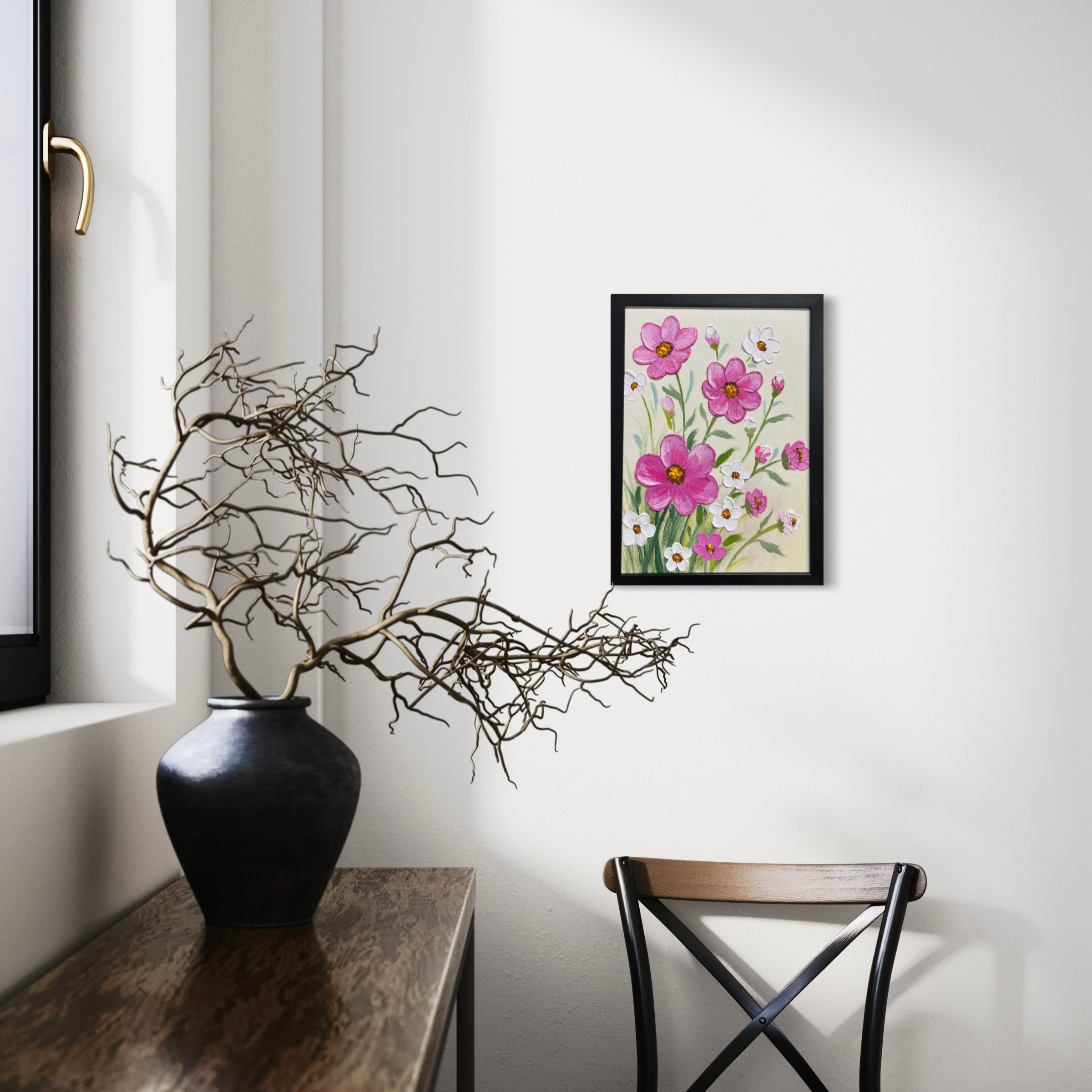 Magenta Cosmos Garden