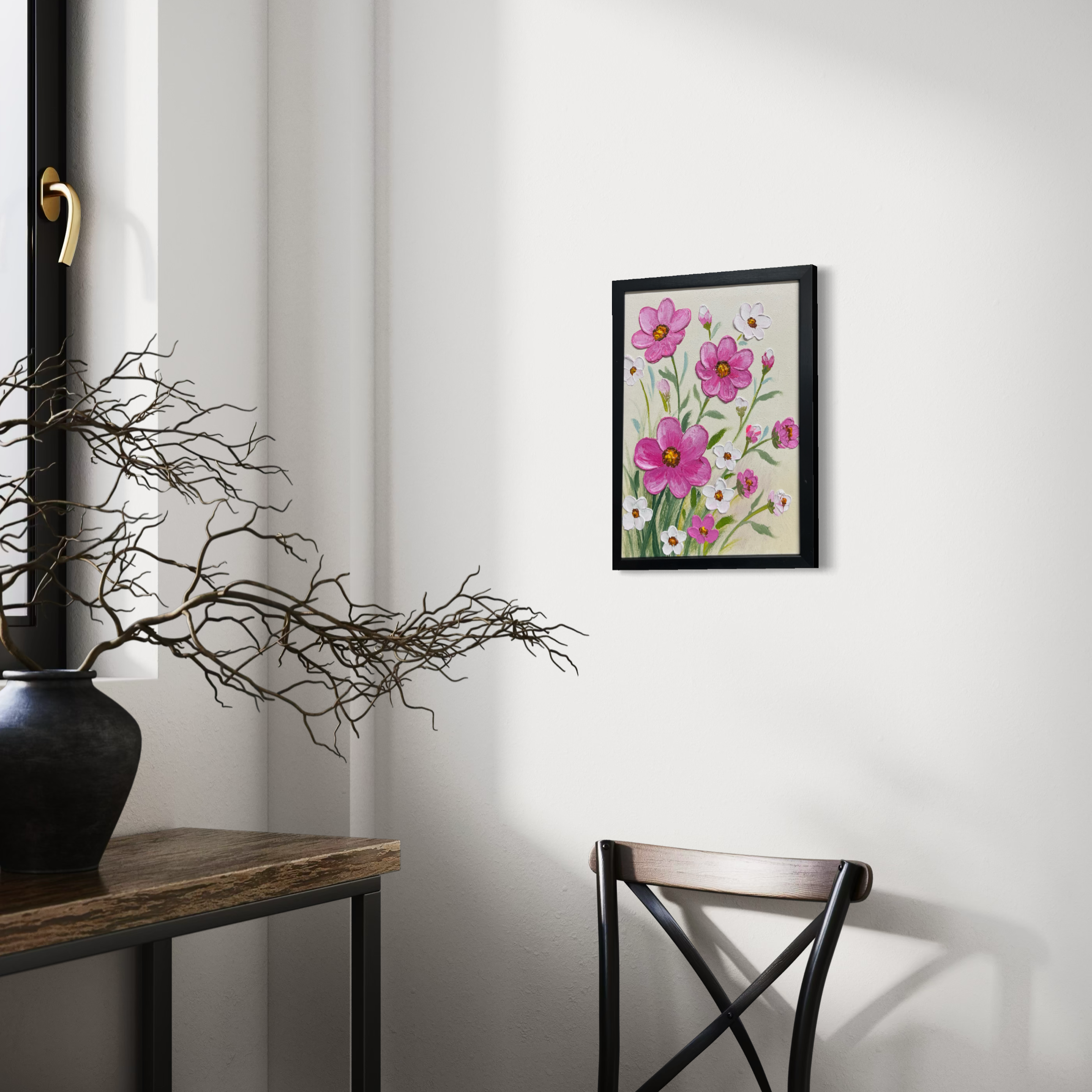 Magenta Cosmos Garden