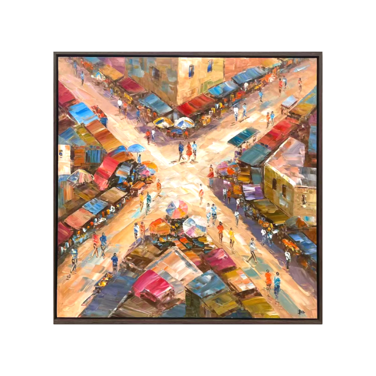 Streets of Singapore - Market Crossroads From Above