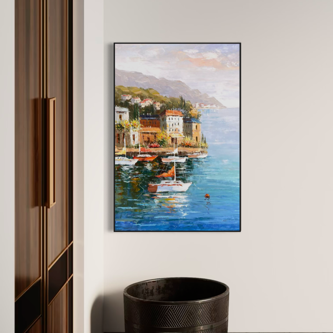 Painting Matters - Mediterranean Harbor Calm-1