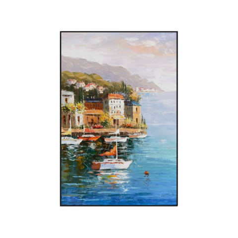 Painting Matters - Mediterranean Harbor Calm-1