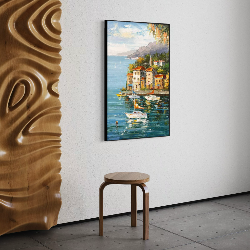 Painting Matters - Mediterranean Harbor Calm-2