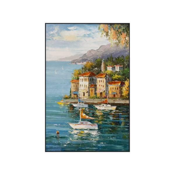 Painting Matters - Mediterranean Harbor Calm-2