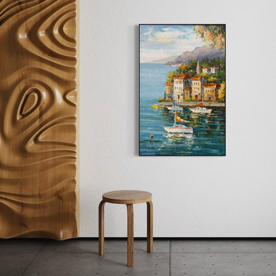 Painting Matters - Mediterranean Harbor Calm-2