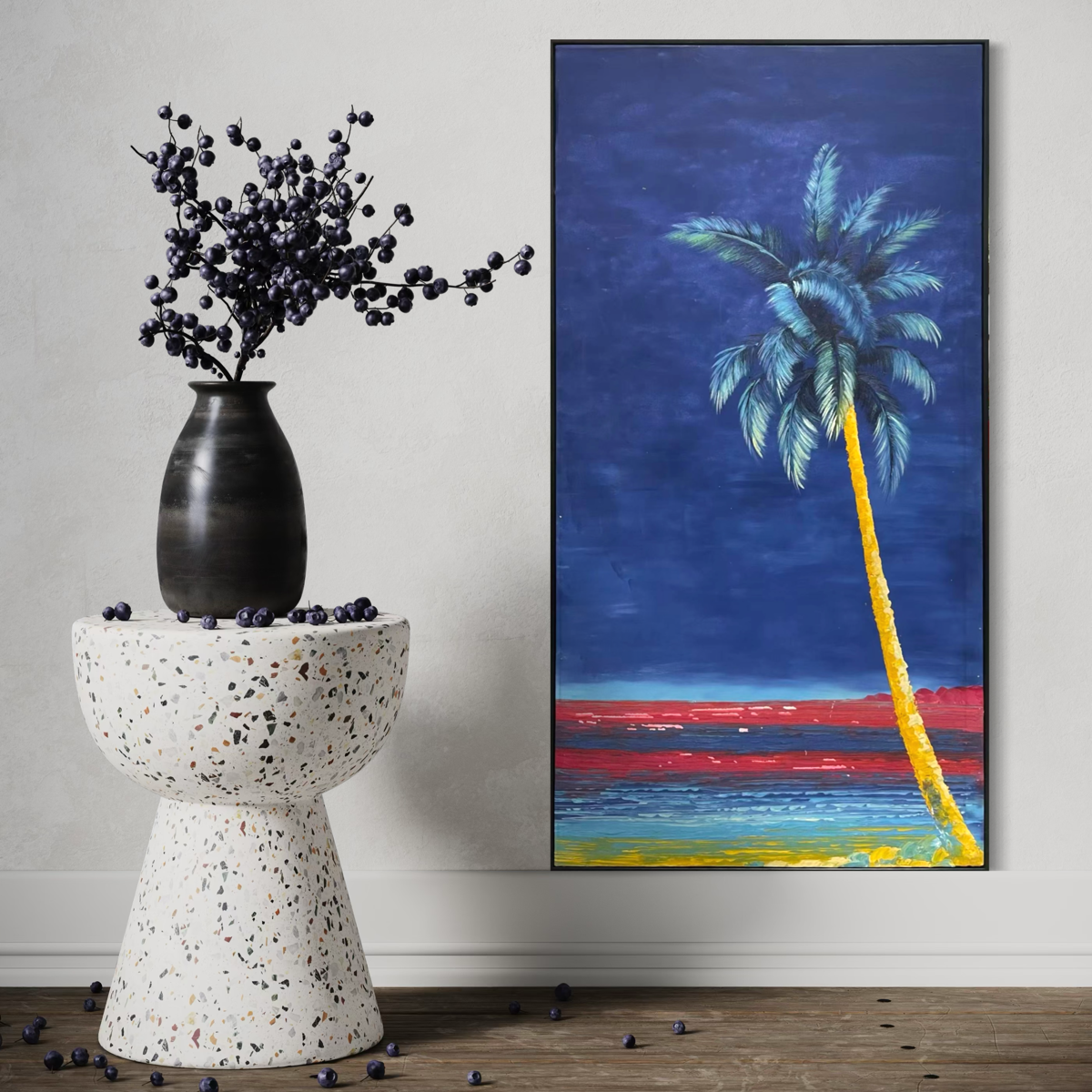 Midnight Blue Palm