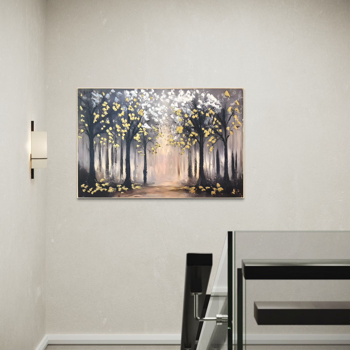 Midnight Golden Forest