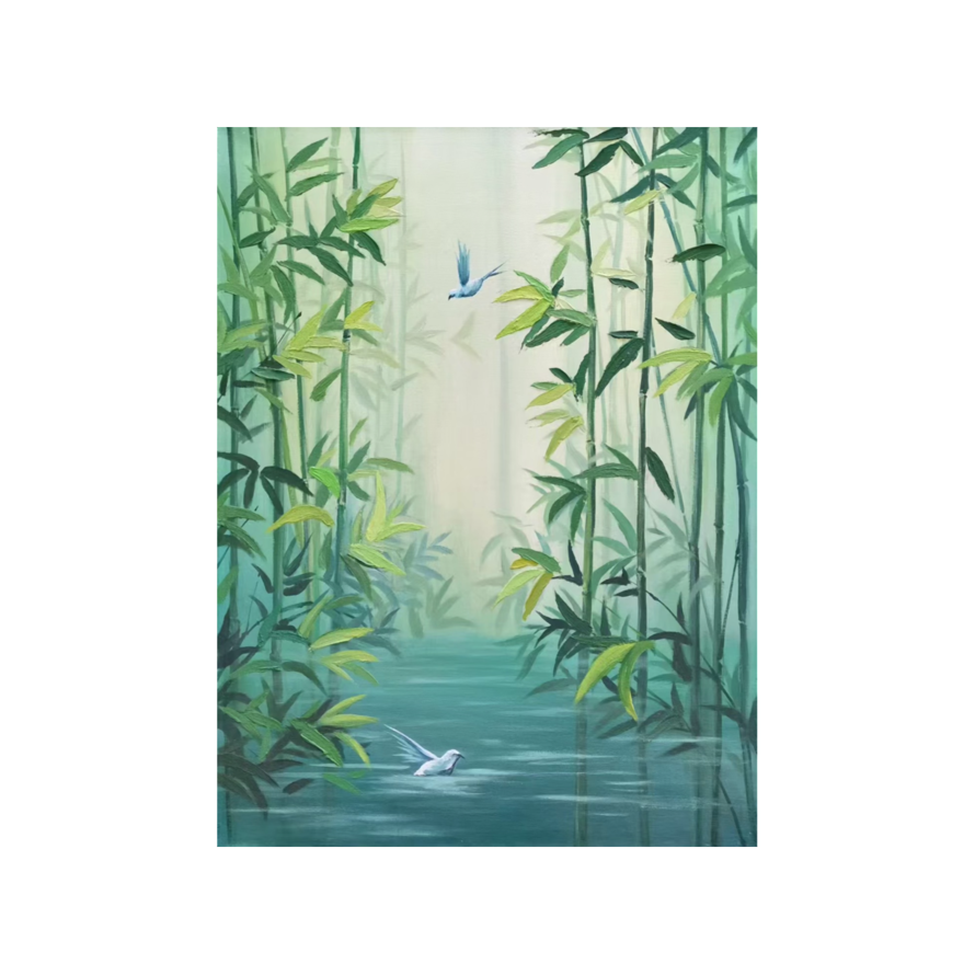 Misty Bamboo Grove