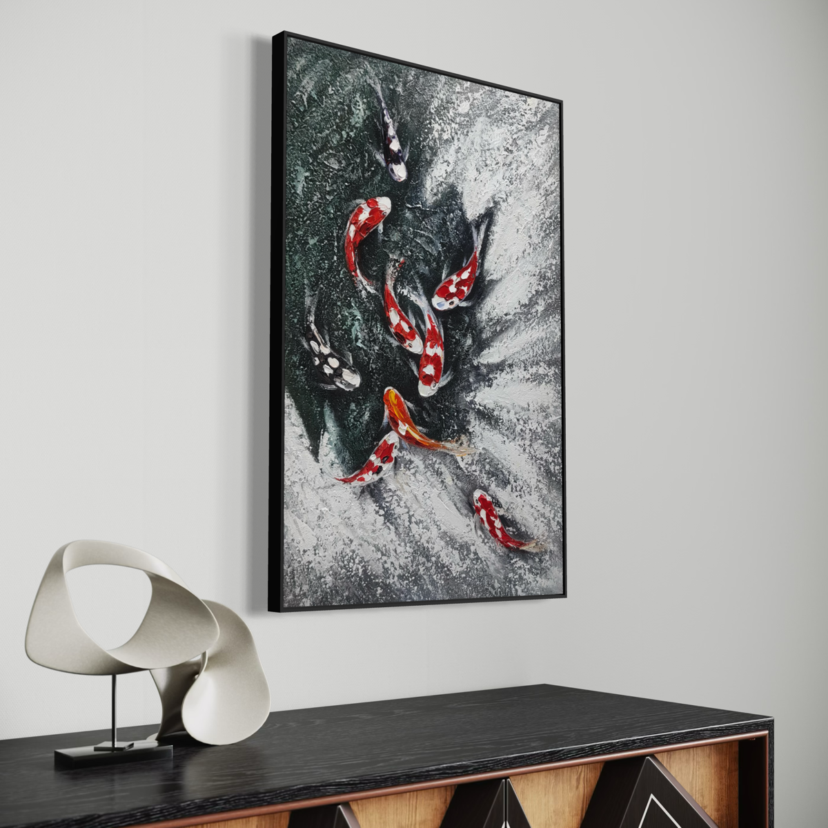 Monochrome Koi Drift